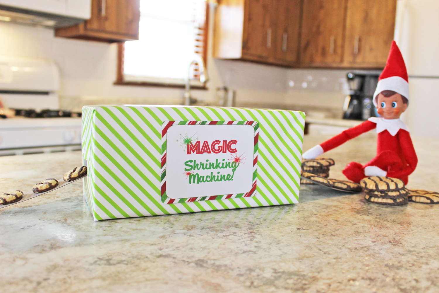 35 New Elf on the Shelf Ideas 28 Magic Shrinking Machine
