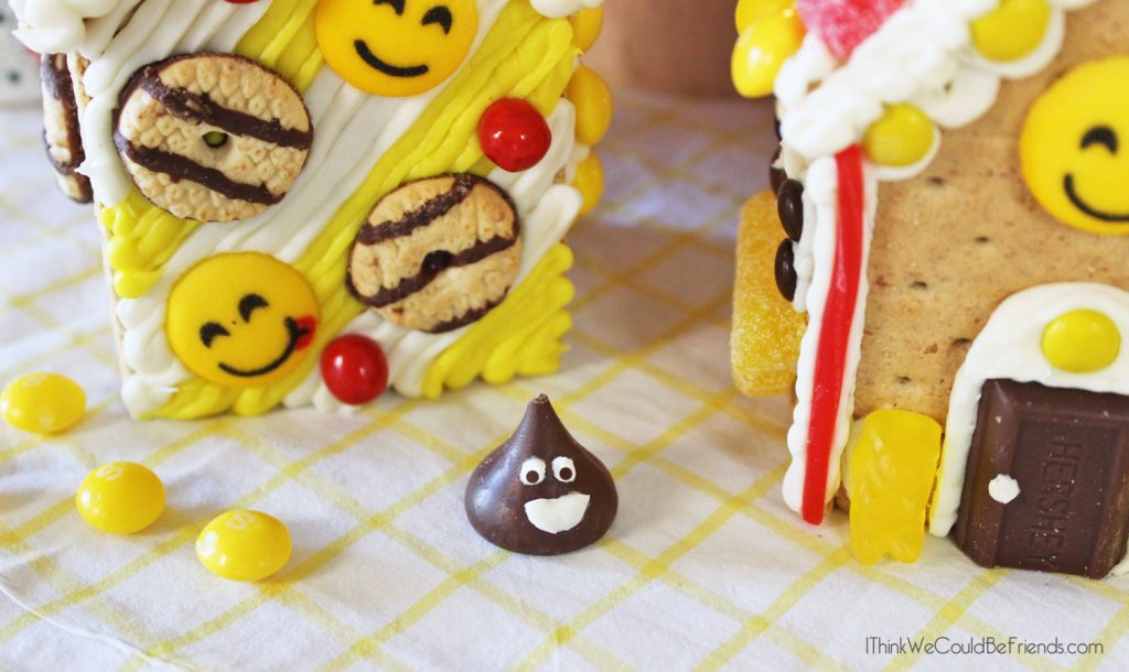 Emoji Party Ideas Emoji Gingerbread House DIY Build & Decorate Kit