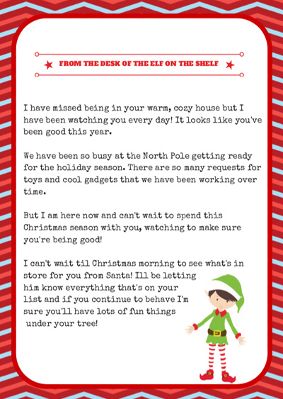 elf on the shelf arrival ideas complete index of free letters i elf on a shelf arrival letter