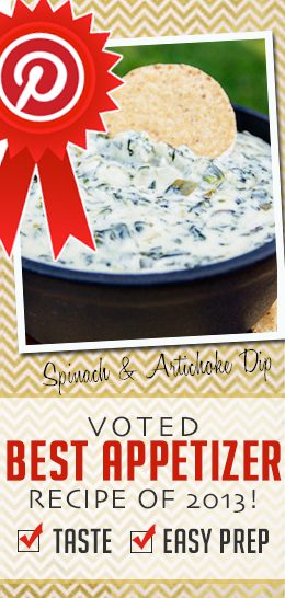 BEST (and easiest) spinach and artichoke dip recipe...and I have tried quite a few!