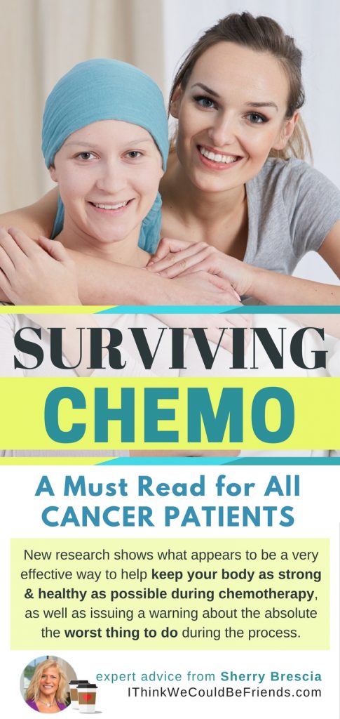 Sadly, although chemotherapy is extremely effective at destroying any possible remaining cancer cells, it also happens to kill healthy cells in droves too. Advice to replenish the healthy cells as quickly as possible! #chemo #chemotherapy #tips #advice #care #help