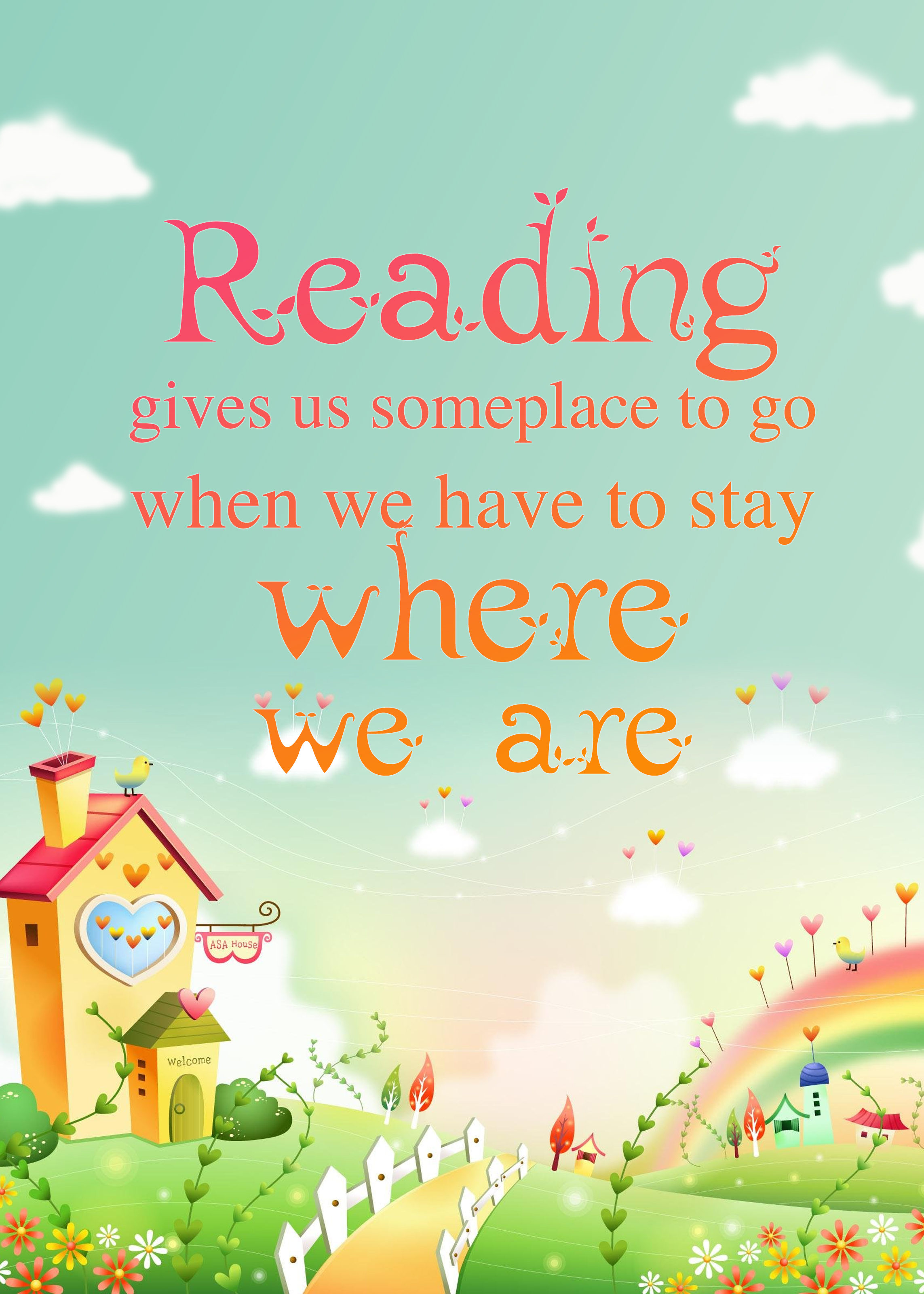 FREE Reading Artwork!
