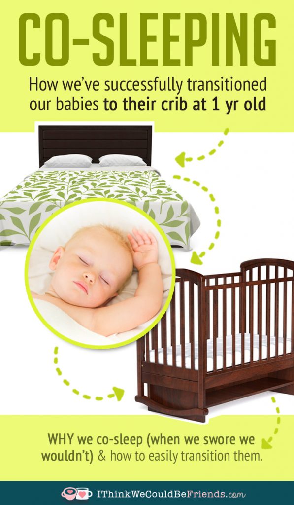 Easy no-cry method to transition baby or toddler from parents bed to their own crib--works awesome!!