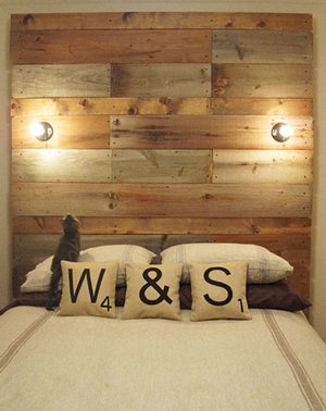 Palette Wood Headboard…SO cool and SO cheap!
