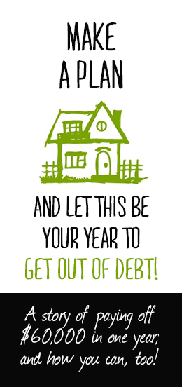How we paid of $60,000 of debt in ONE YEAR (and you can, too!) Make a plan, work the plan & just see what happens!! #debtfreecommunity #debtfree #debtfreeliving