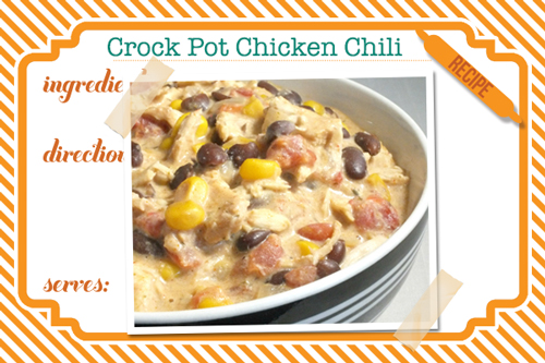 10 Quick Week Night Dinners you haven't tried: Chicken Chili (I think the secret is in the ranch, SO good!) 