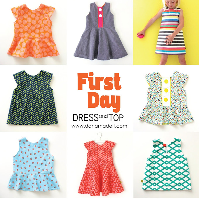 First Day Dress & Top Pattern by MADE | Just download, print & sew! 