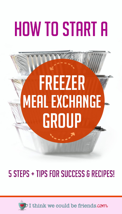 A freezer meal exchange is a great way to preserve your sanity & get a variety of meals while only having to prep one recipe.
