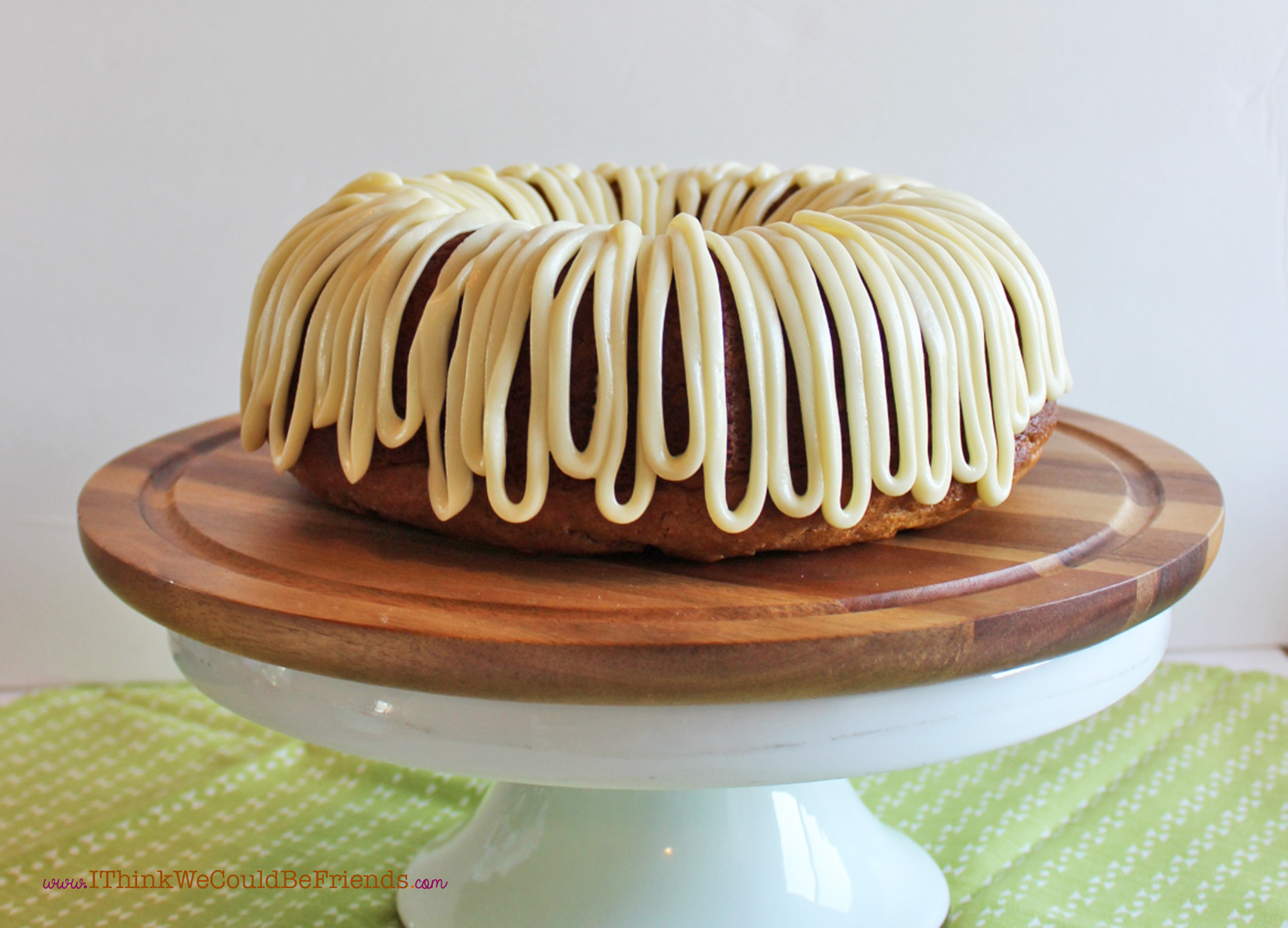 Why start from scratch when this Pumpkin Spice Bundt Cake is SO MOIST & begins with a boxed spice cake mix! So easy but you'll look like a baking star!!