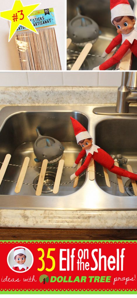 35 BRAND NEW Creative & Funny Elf on the Shelf Ideas with Dollar Tree ...