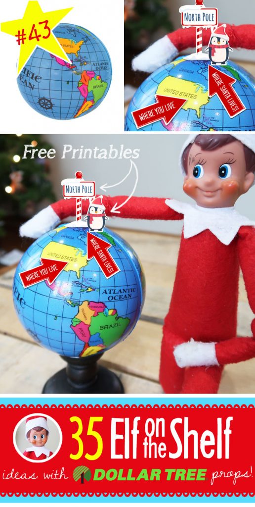 45+ (and growing!) BRAND NEW Elf on the Shelf ideas for this year! These fun, creative & EASY Elf on the Shelf ideas all include an item from the Dollar Tree! #Christmas #ElfOnTheShelf #Ideas #Easy #Funny #Toddler #DIY #DollarStore