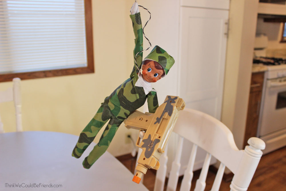 New! 5 Funny Redneck Elf on the Shelf Ideas! These are awesome! #ElfontheShelf #Funny #DIY #Easy #Quick #Redneck #Boys #Ideas