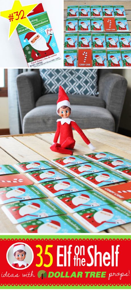 35 BRAND NEW Elf on the Shelf ideas for this year! These funny, creative & EASY Elf on the Shelf ideas all include an item from the Dollar Tree! #Christmas #ElfOnTheShelf #Ideas #Easy #Funny #Toddler #DIY #Boys #New