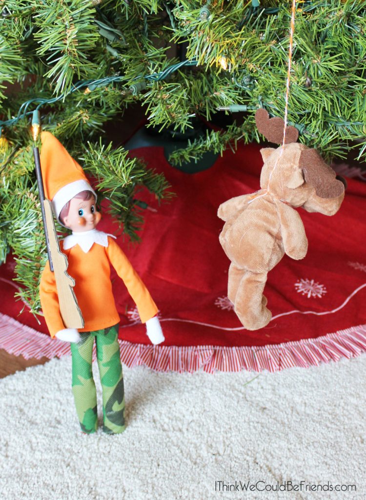 New! 5 Funny Redneck Elf on the Shelf Ideas! These are awesome! #ElfontheShelf #Funny #DIY #Easy #Quick #Redneck #Boys #Ideas