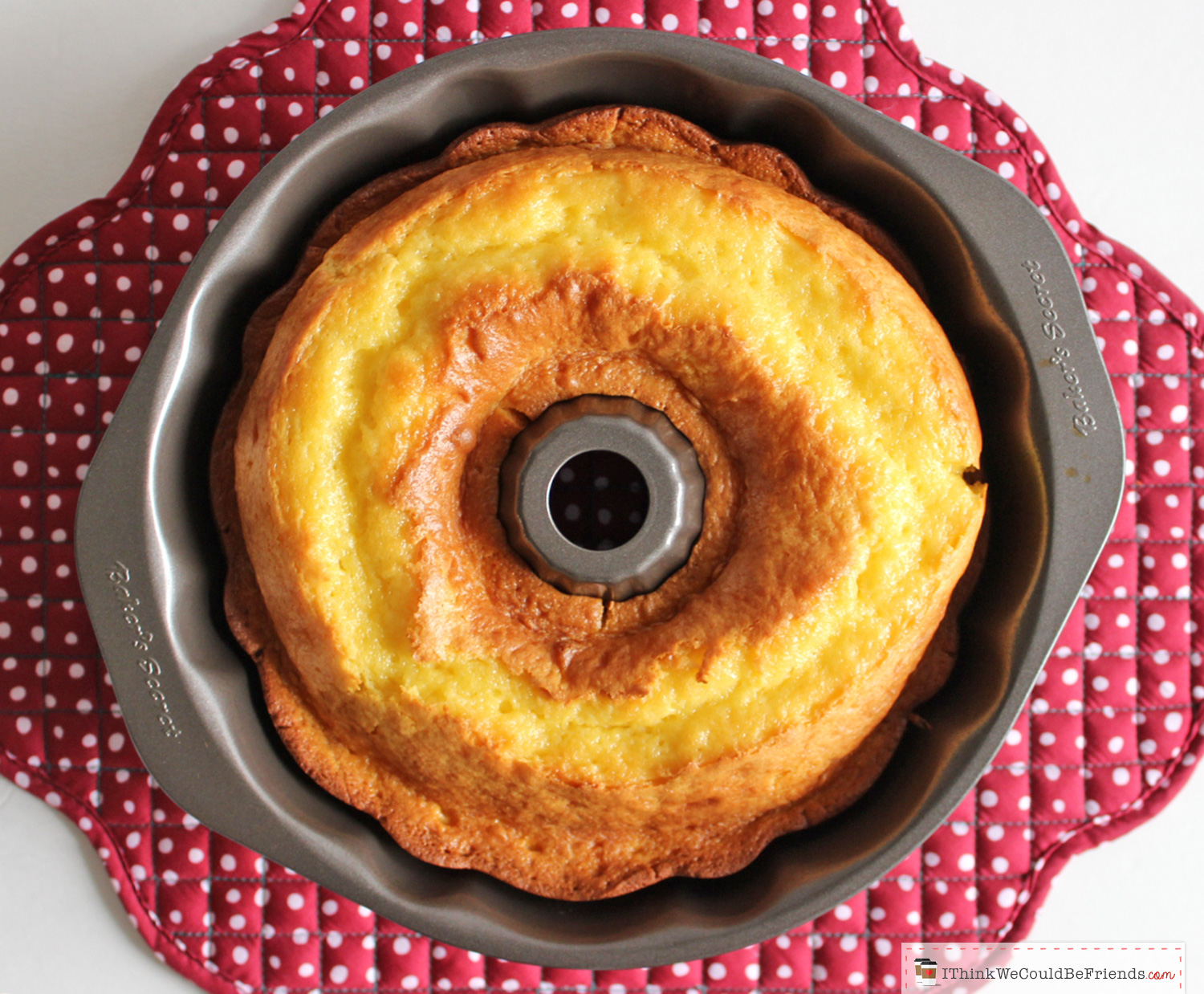 This the BEST & EASIEST White Chocolate Vanilla Bundt Cake recipe that you'll ever try! It starts with a yellow boxed cake mix, BUT then you add sour cream and a pudding mix, it looks FANCY and tastes MOIST and INCREDIBLE! Your guests will rave and will ask for the recipe (so bring copies!) #white #chocolate #vanilla #bundt #cake #recipe #mix #yellow #best #easy #quick #moist