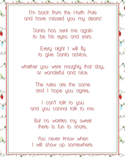 Advent Letters: In depth Index of Totally free Elf upon the Shelf Letters picture regarding Printable Letters From Elf on the Shelf identified as Advent Letters: Detailed Index of No cost Elf upon the Shelf Letters