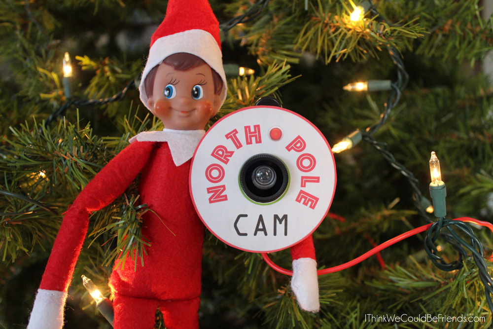 55+ New Elf on the Shelf Ideas 26 5 Minute Santa or North Pole Cam