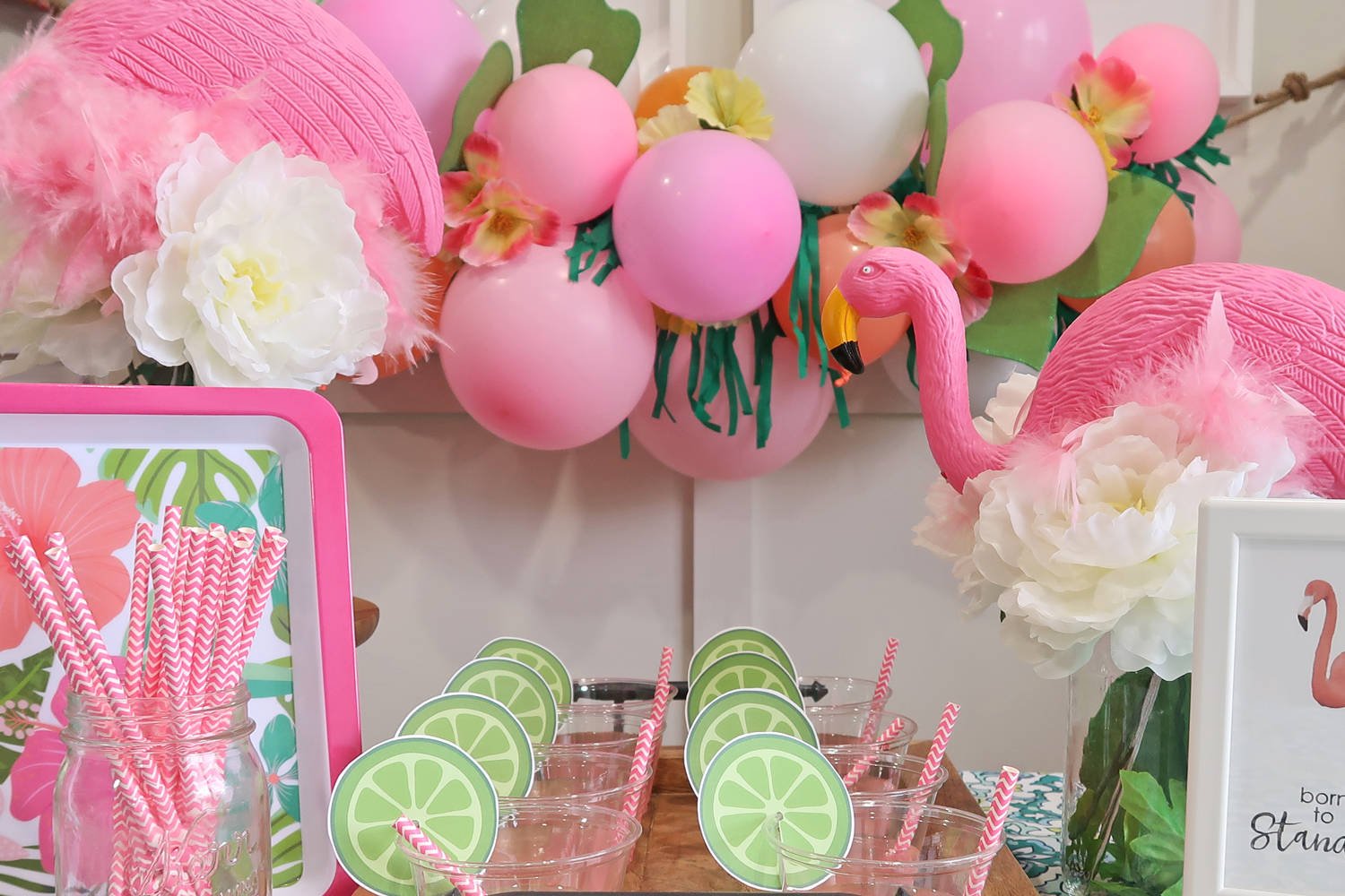 Cheap but Classy Flamingo Baby Shower Party Decoration Cheap but Classy Flamingo Baby Shower Party Decoration