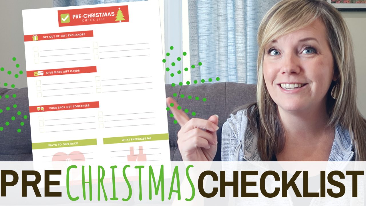 Save STRESS, TIME and MONEY this Christmas with just a little pre-planning! AND, do more of what you enjoy this holiday season!! Download the free Pre-Christmas Planning Checklist today! #free #christmas #printable #gift #list #budget #planning