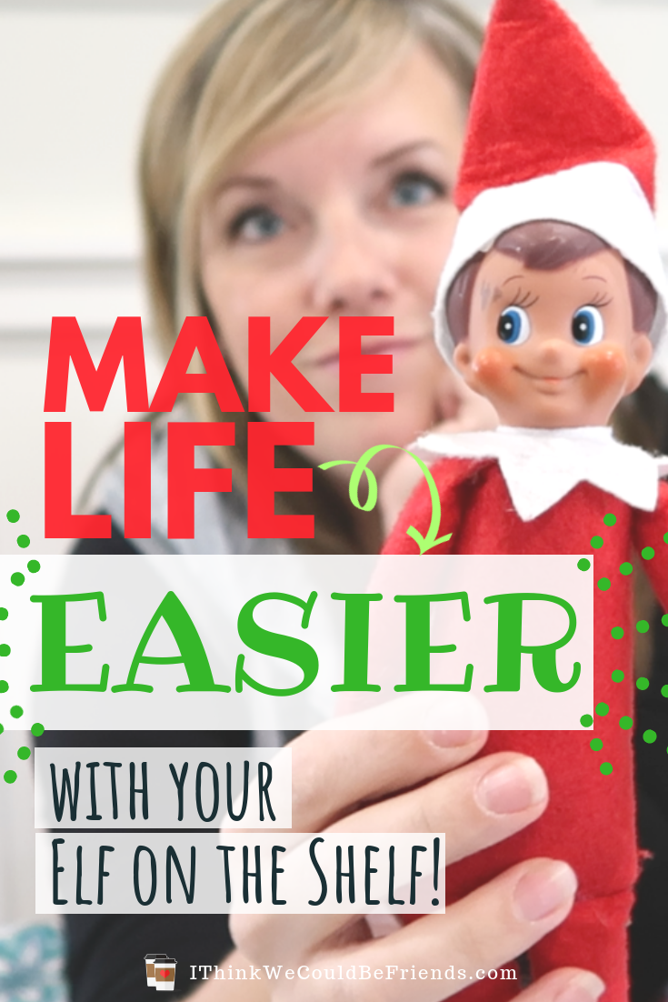 New SUPER EASY Elf on the Shelf tradition: If Elf on the Shelf has become a pain and is no longer fun for you, try out this fun new tradition! Your Elf arrives with a bag of bows and a letter instructing your kids to put a bow on one old toy per night for Elf to take back to the North Pole. Our kids LOVED this and it made my life SO easy!! Click through to read all of the details! #elfontheshelf #arrival #ideas #easy #funny #free #printable #letter #new #tradition