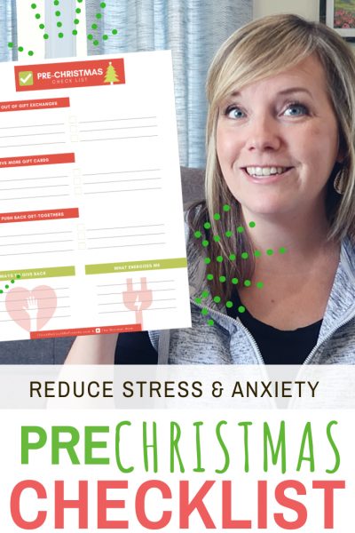 Save STRESS, TIME and MONEY this Christmas with just a little pre-planning! AND, do more of what you enjoy this holiday season!! Download the free Pre-Christmas Planning Checklist today! #free #christmas #printable #gift #list #budget #planning