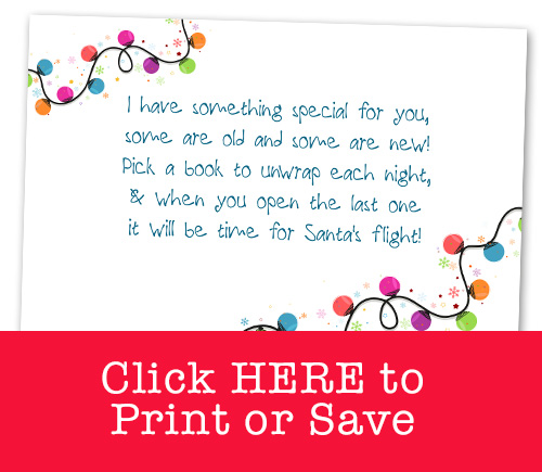 How nice! Elf on the Shelf brought a stack of books, one to read each night from now until Christmas! Some are old and some are new, pick one each night to unwrap and read! Click through for the free printable and 55+ more new ideas!! #elfontheshelf #ideas #easy #quick #funny #toddler