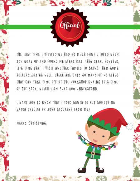20+ Elf on the Shelf Departure Letters– many NEW ideas for this year!