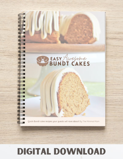 Bundt cake recipe book